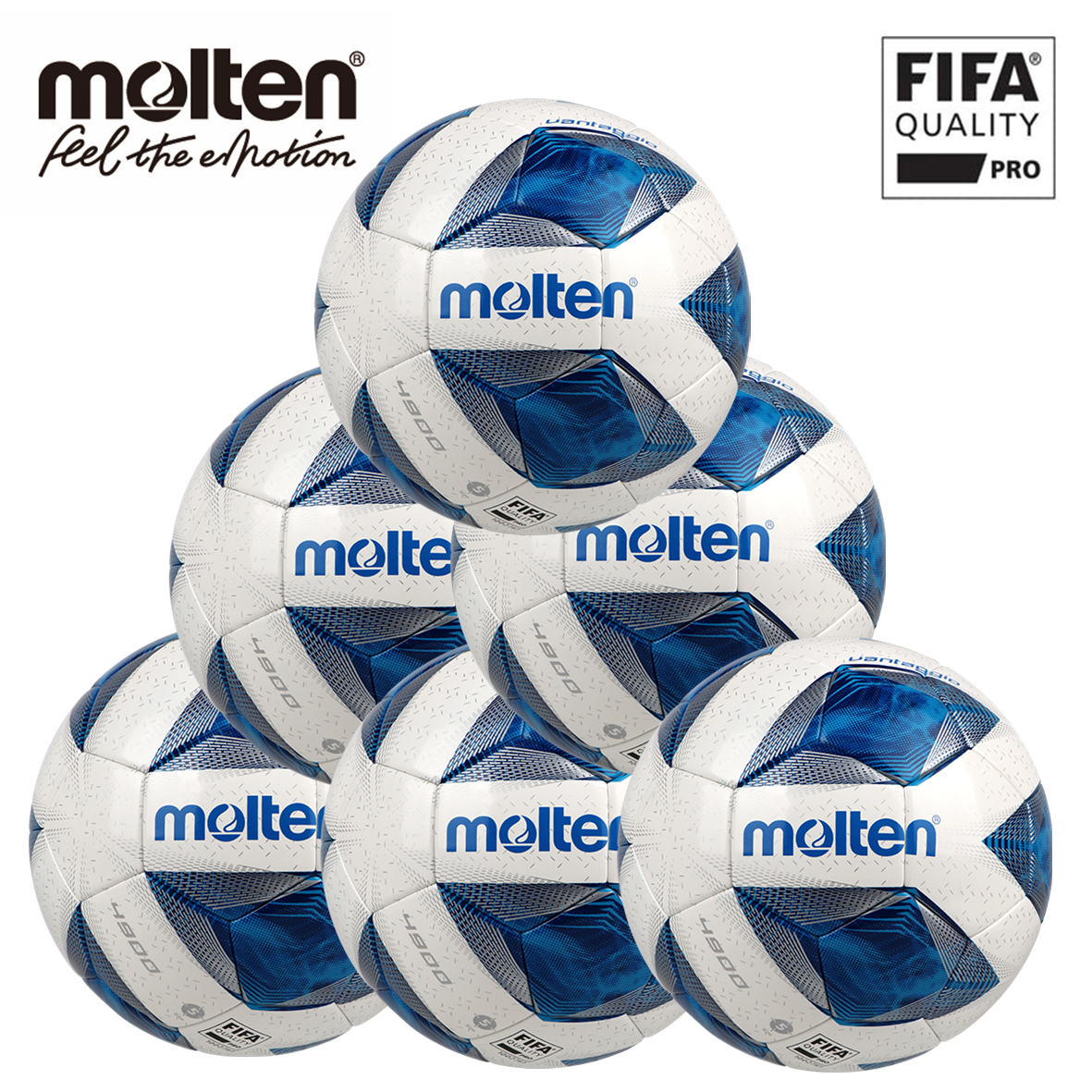sæsonstart kampbold Molten 4900 str 5 240325